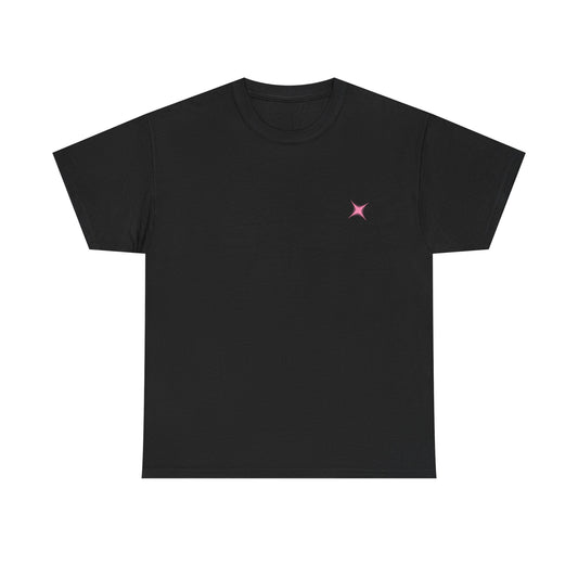 NOMADA Pink Globe Tee — Japanese Text Aesthetic Graphic T-Shirt