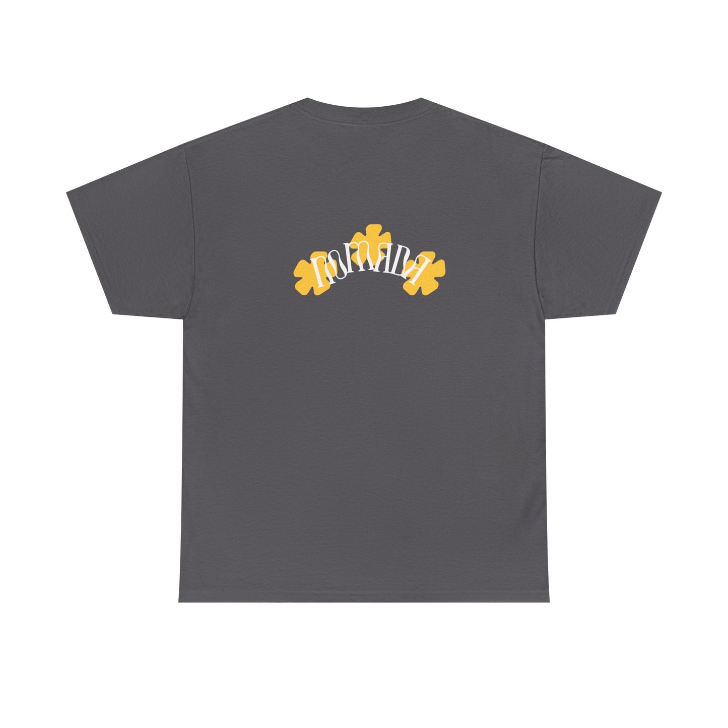 Puzzle Flower Tee — Yellow Floral Puzzle Heart T-Shirt