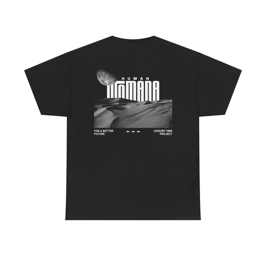 Human Insana Retro Sci‑Fi Tee — Moon Desert Graphic T‑Shirt
