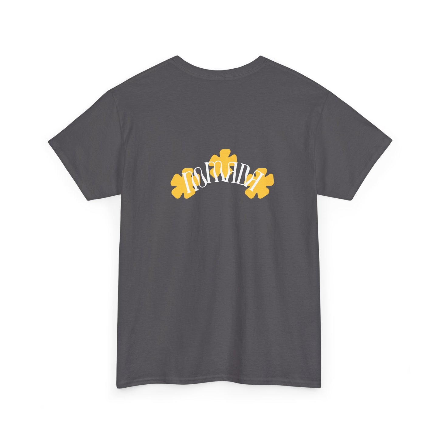 Puzzle Flower Tee — Yellow Floral Puzzle Heart T-Shirt