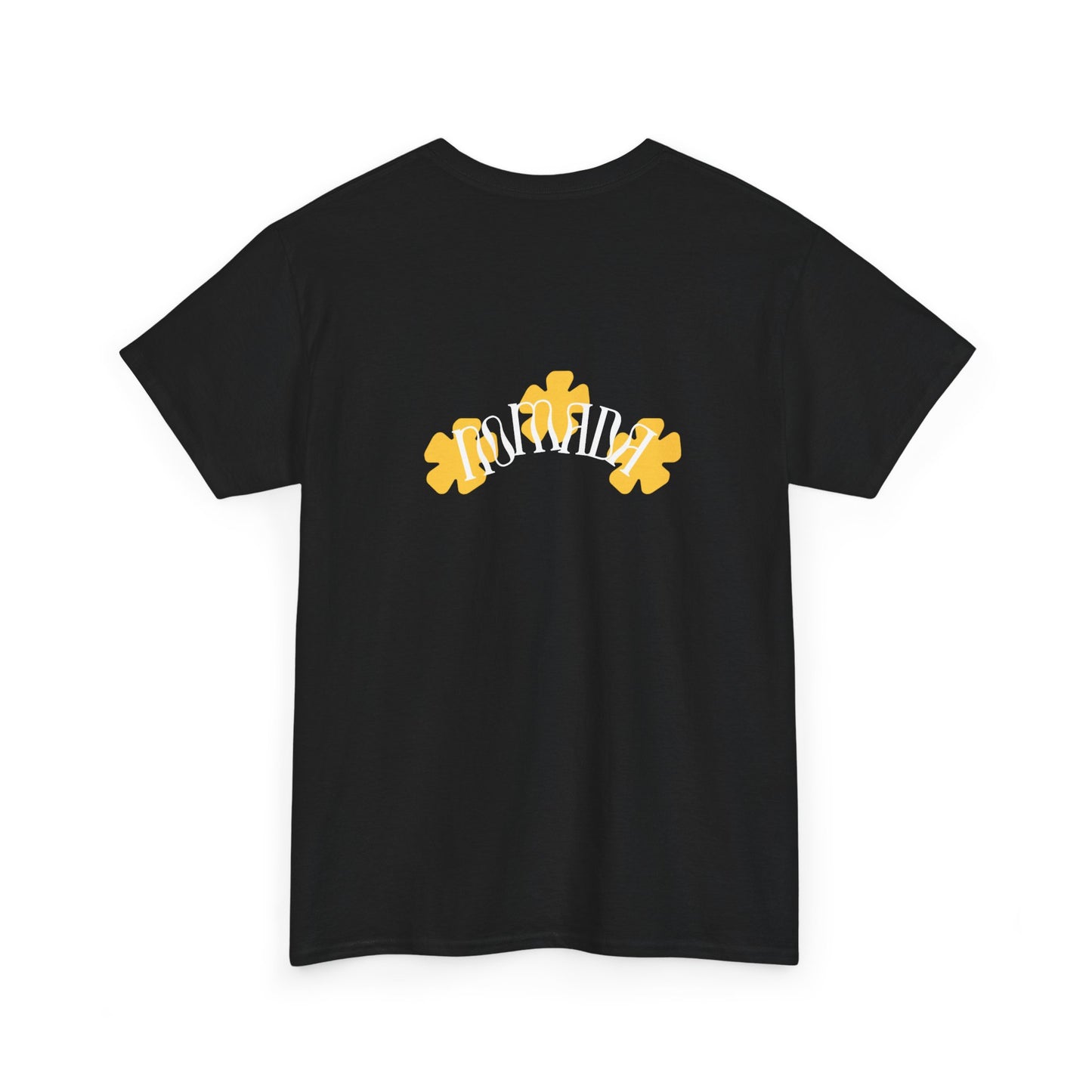 Puzzle Flower Tee — Yellow Floral Puzzle Heart T-Shirt