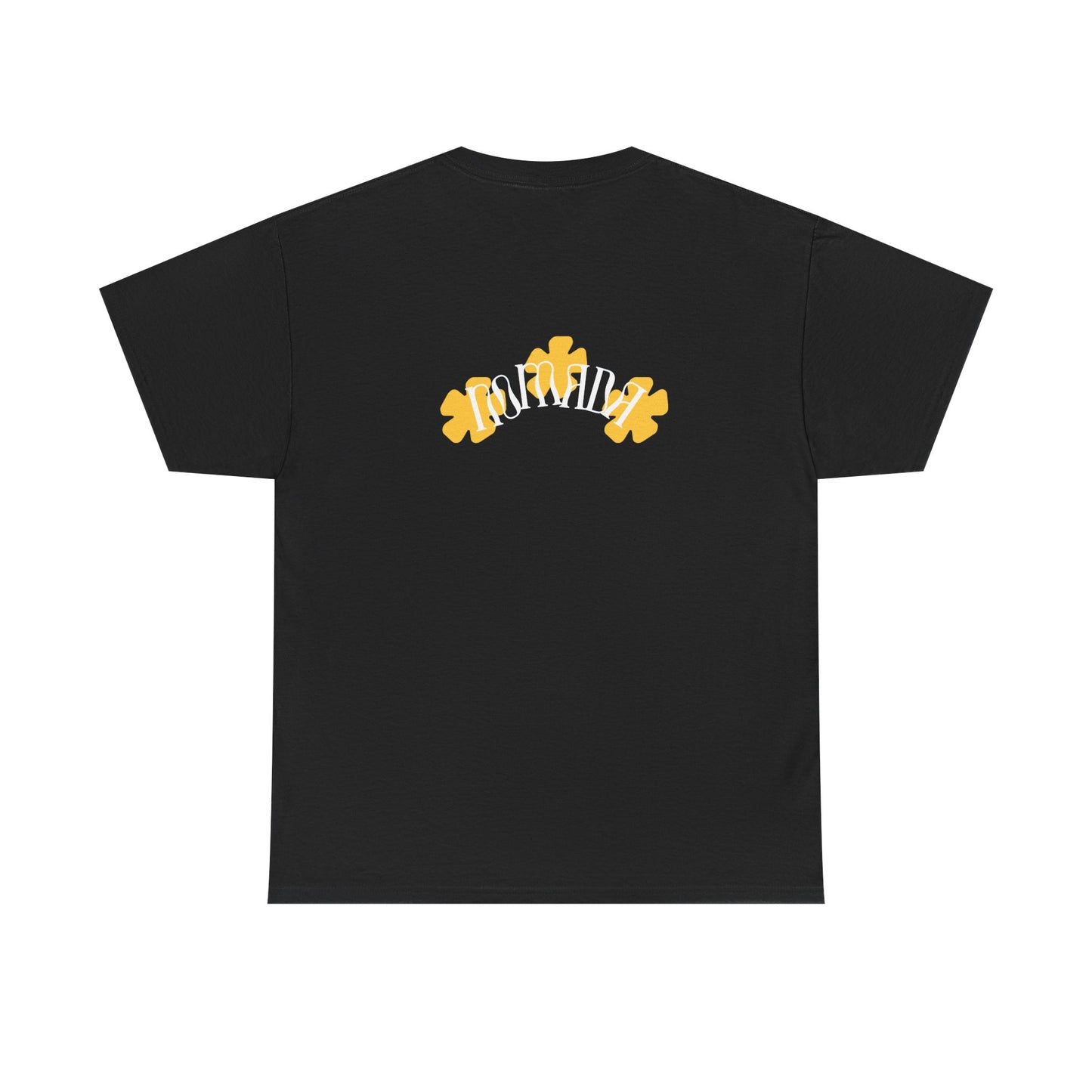 Puzzle Flower Tee — Yellow Floral Puzzle Heart T-Shirt